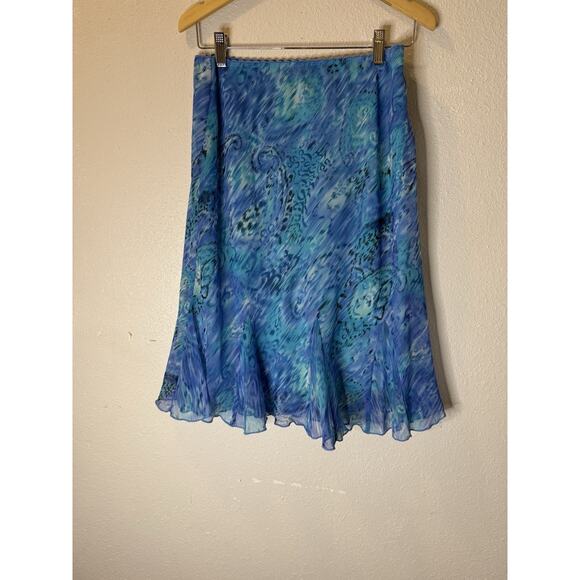 Bundle of 2 Flowy Y2K Fairy Feminine Skirts Asymmetrical Flowy Whimsigoth Boho - Picture 3 of 6